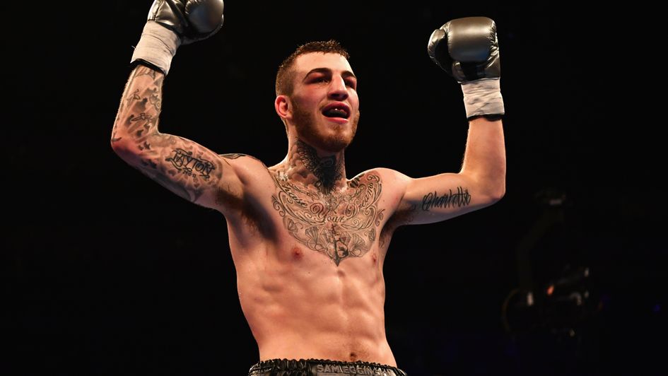 Portrait of British professional boxer Sam Eggington